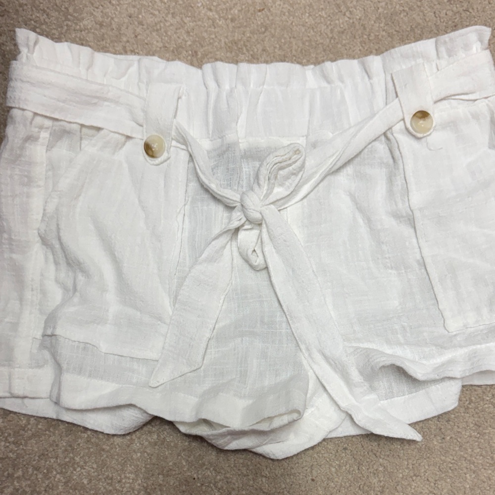 Rewash White Women's Shorts